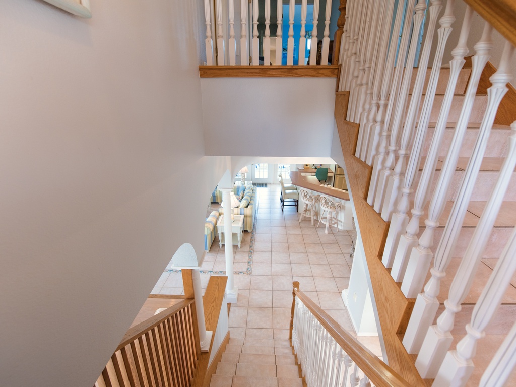 Stairway into Living Room