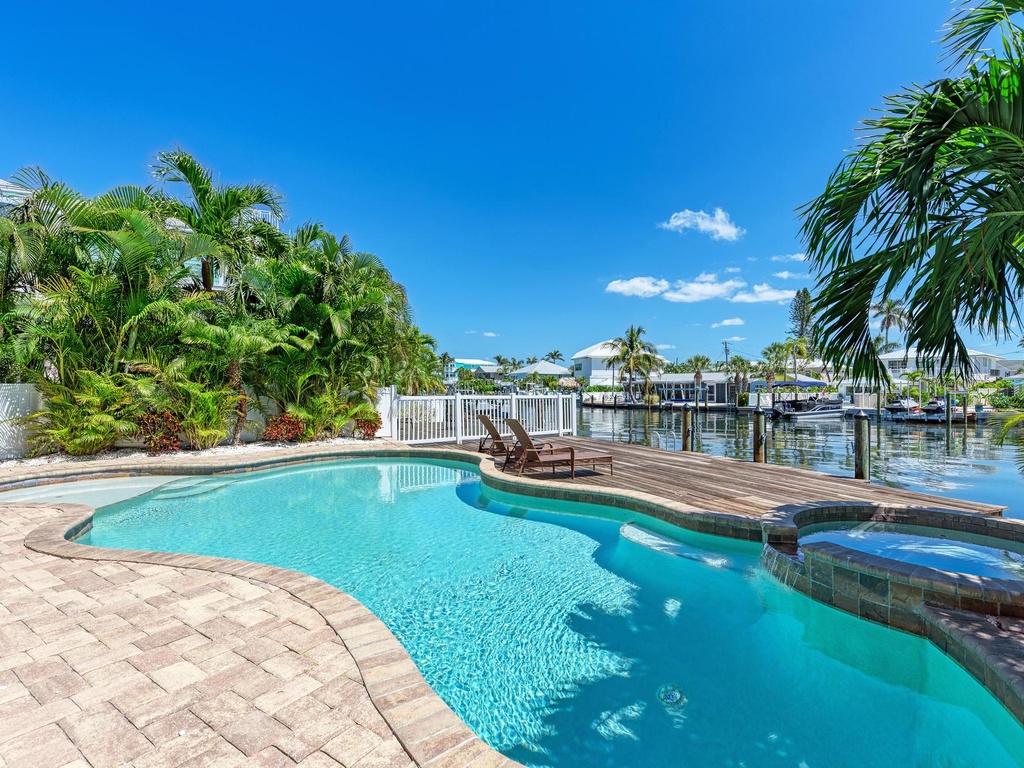 Pool Area - Anna Maria Island Locals