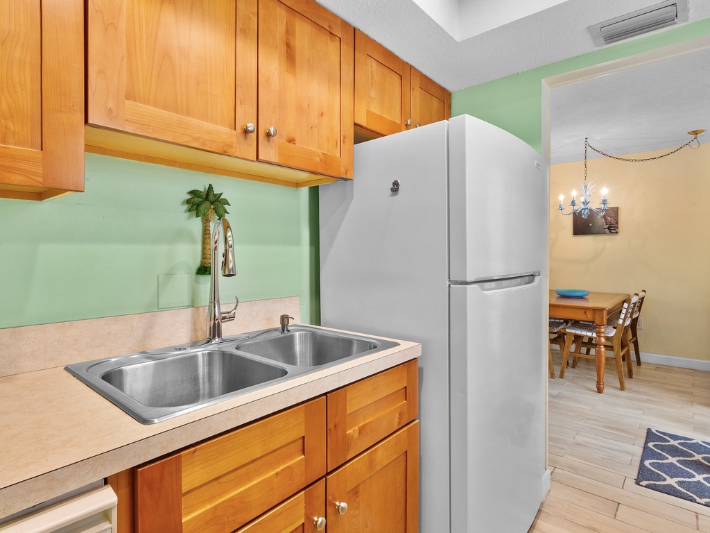 Spacious kitchen for family meals