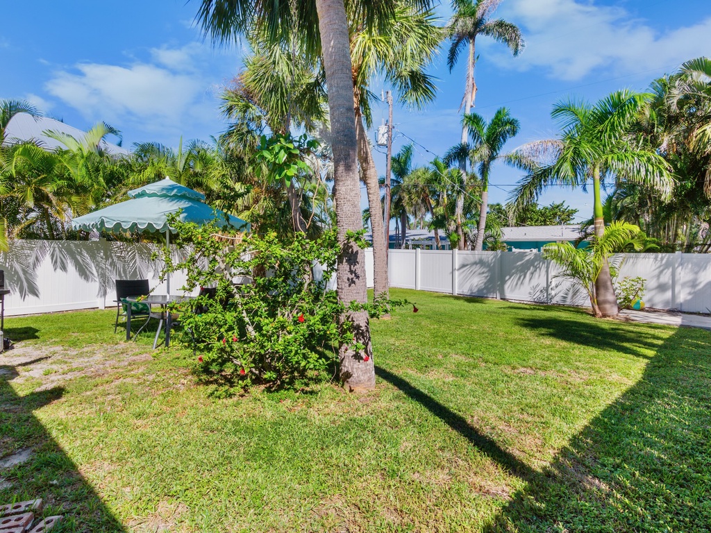 Vibrant outdoor patio space