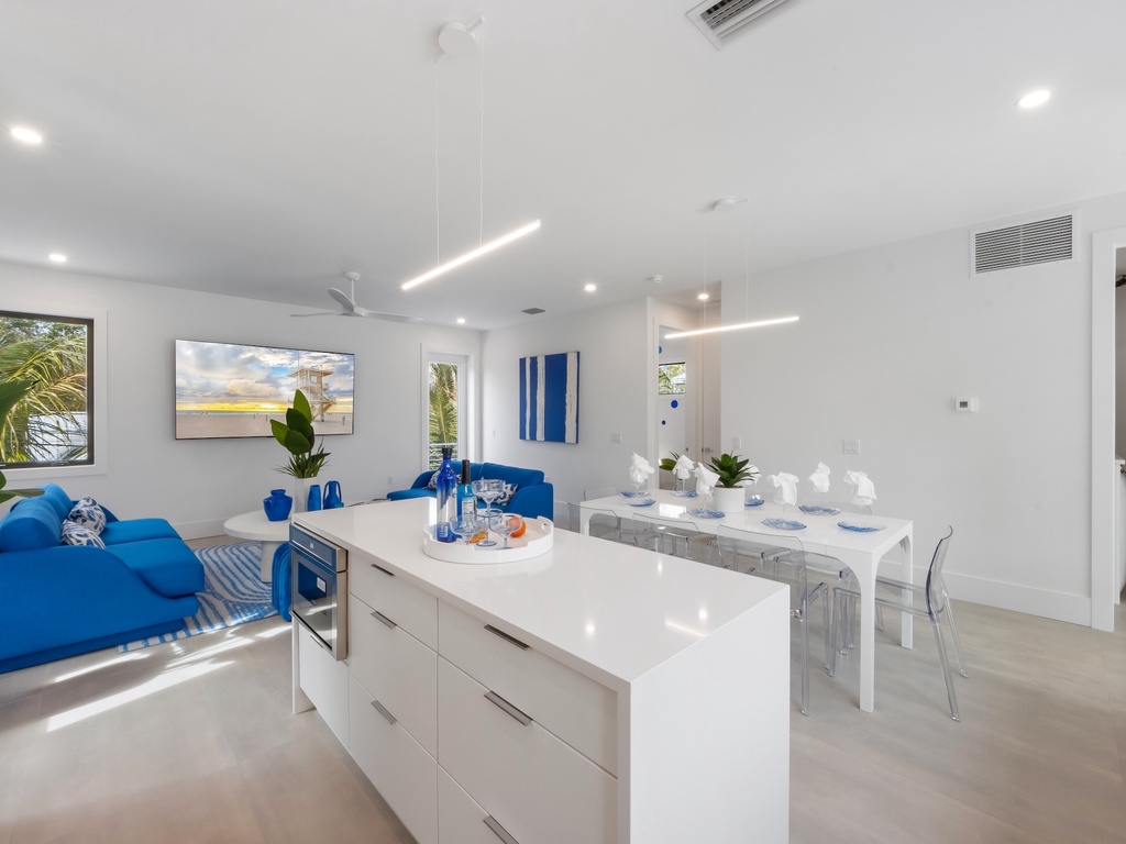 Large kitchen island