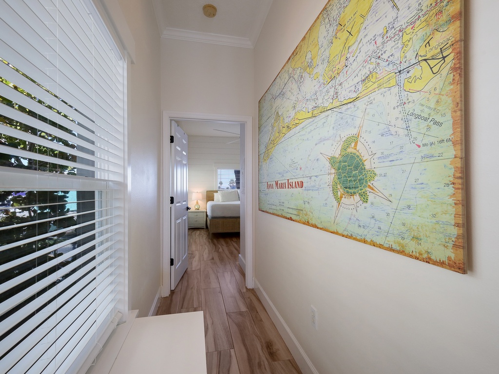 Bright and welcoming hallway