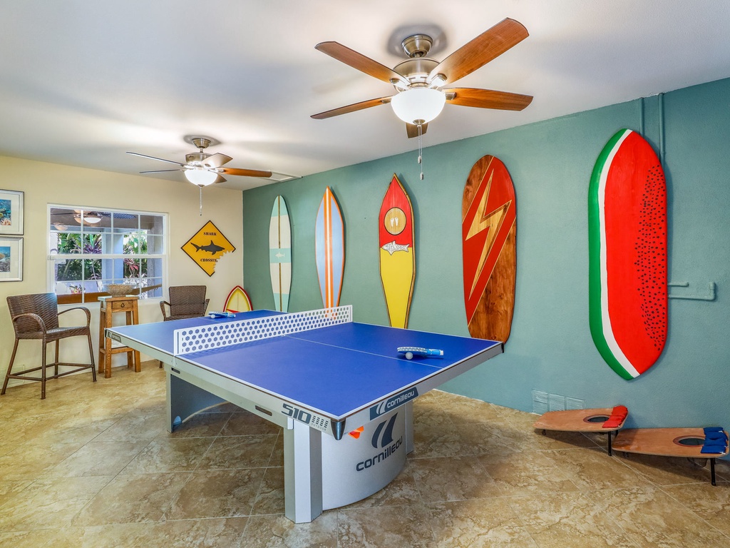 Game Room with Ping Pong - Ground Floor