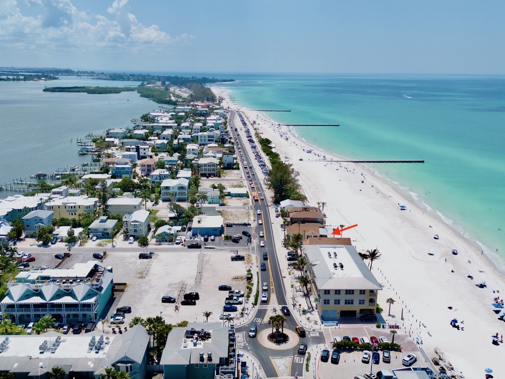 Aerial View - Capri Condo A by Anna Maria Vacations
