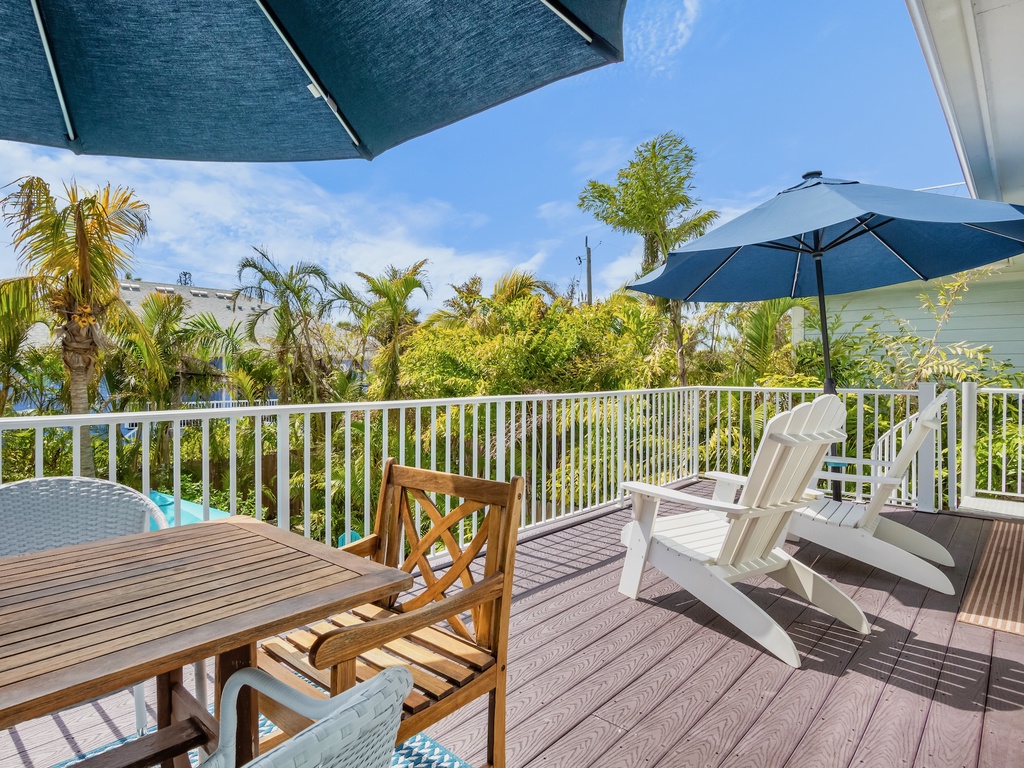 Balcony, Dining and Seating Area