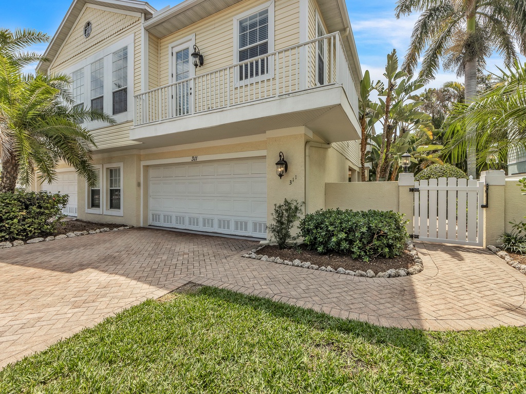 Dolphin House Garage Entrance