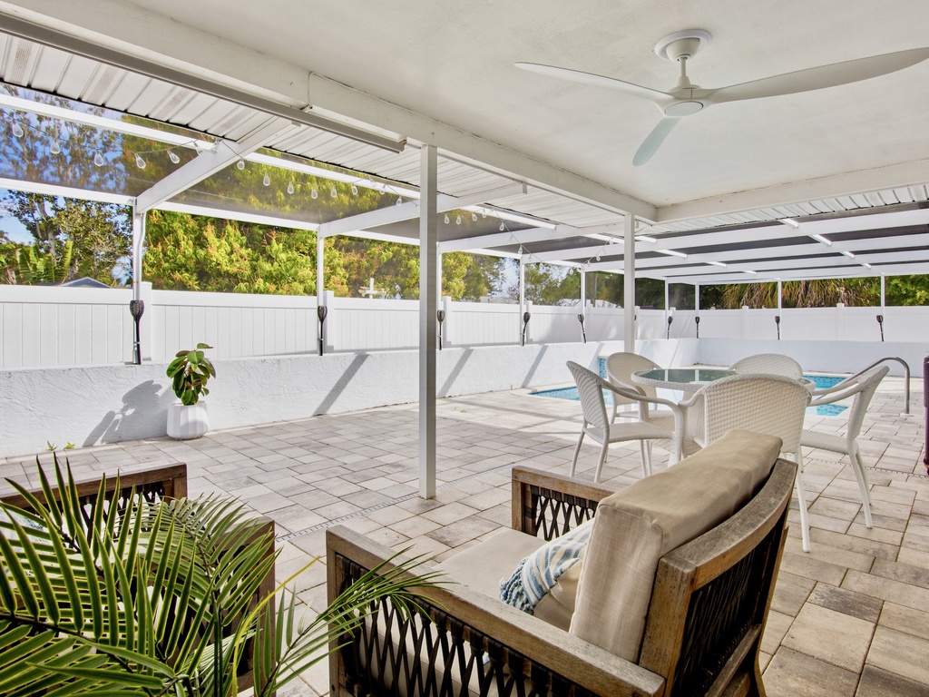 Private Pool with Outdoor Lounge Area