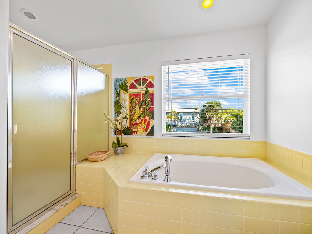Soaking Tub and Walk-in Shower