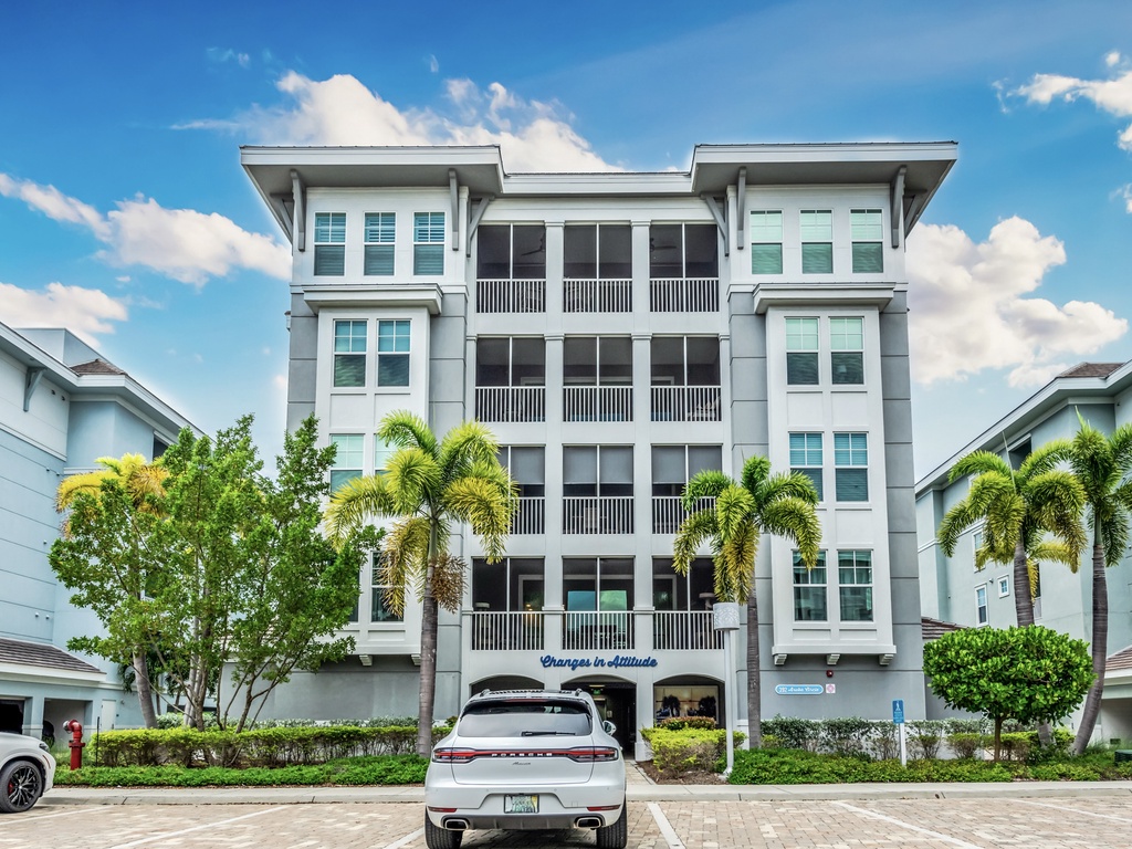 Facade of the housing complex