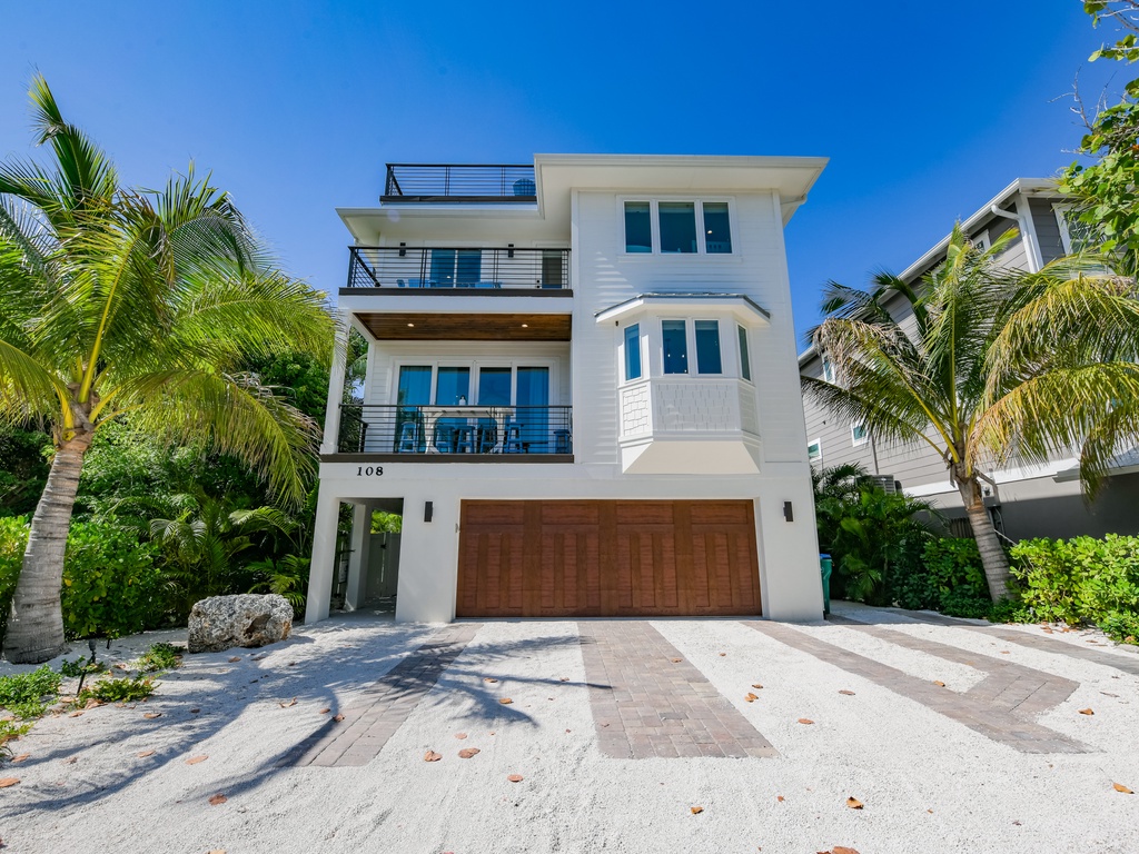 Welcoming exterior of the home