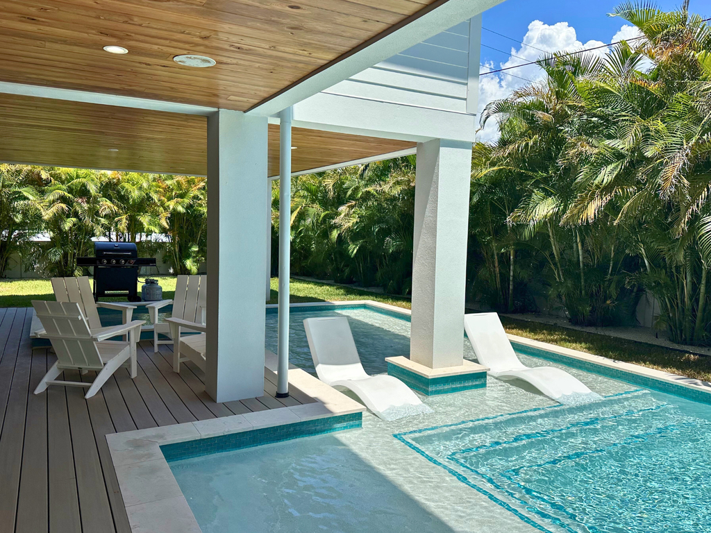 Private Pool with Pool Lounger