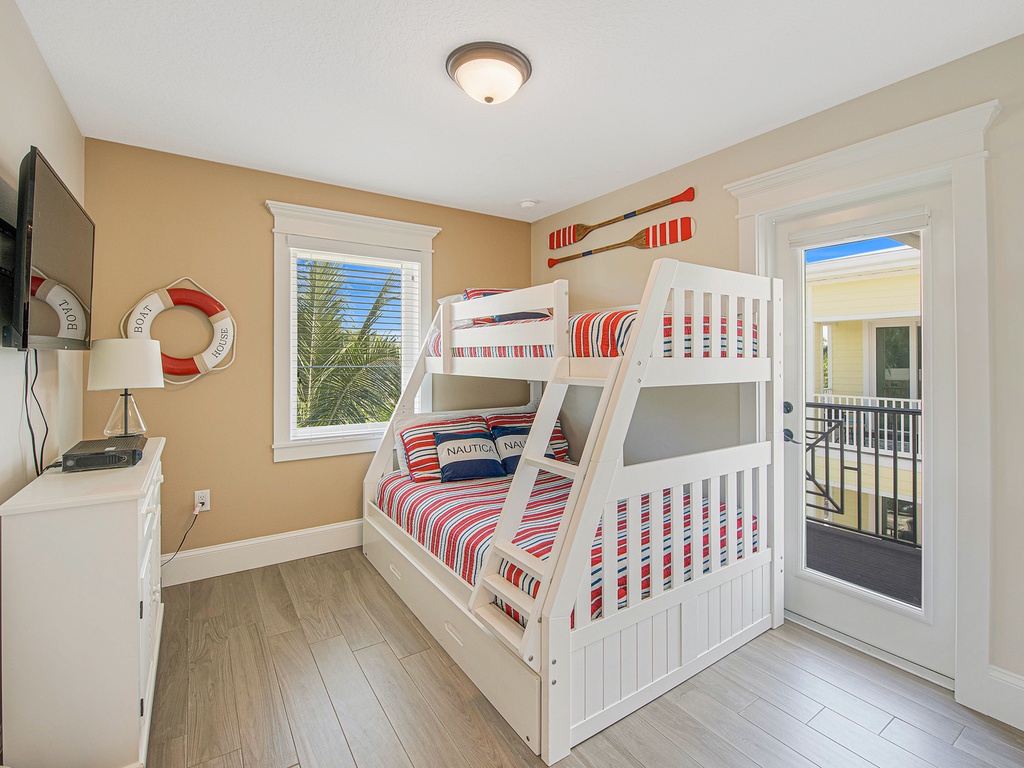 Stacked Bunk Bed Setup