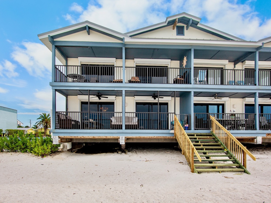 Condo steps from the sand