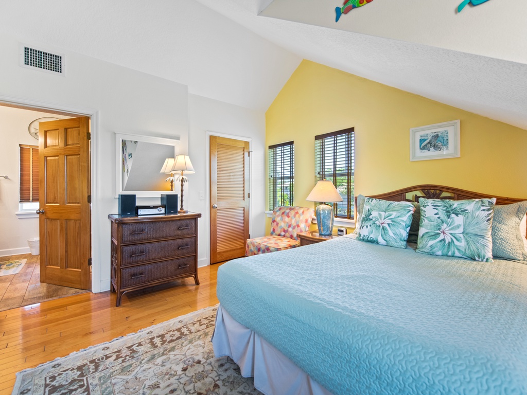 Second Bedroom - 1 Queen, 1 Full Bed - Second Floor