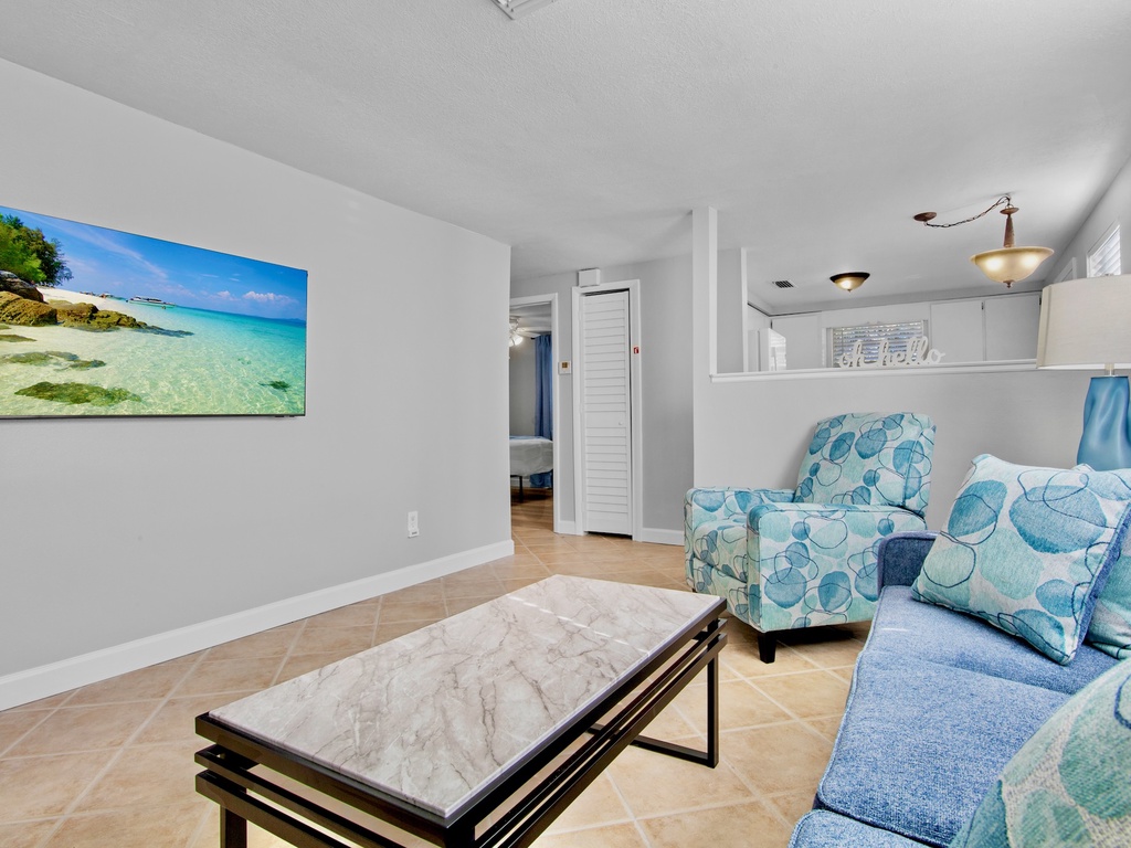 Inviting lounge area