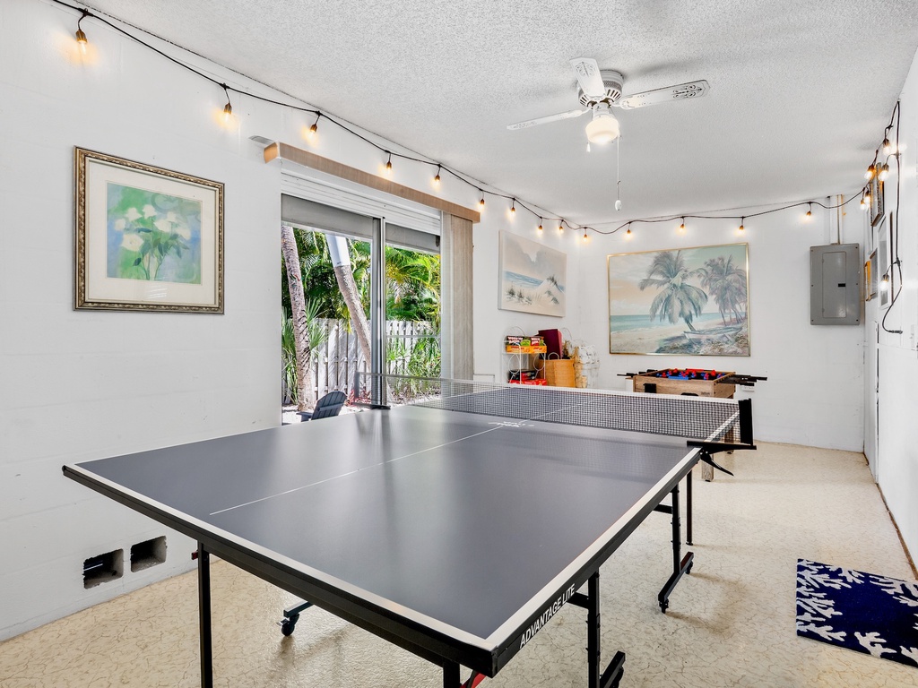 Game Room with Ping Pong