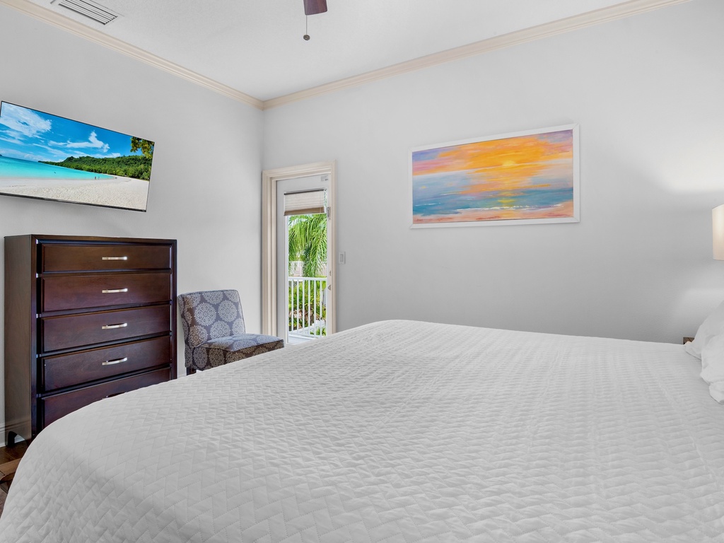 Second Bedroom, 2nd floor: King bed