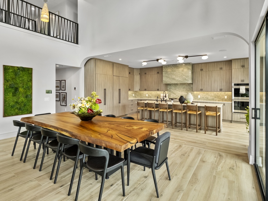 Indoor dining area