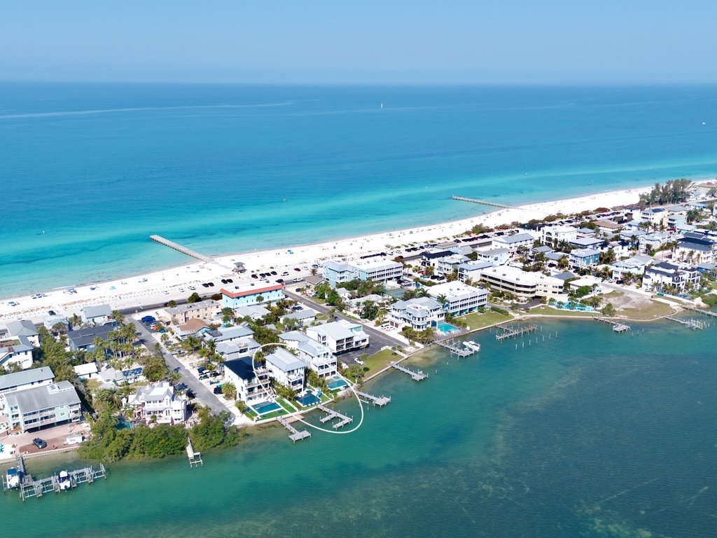 Waterfront home with private pool and spa