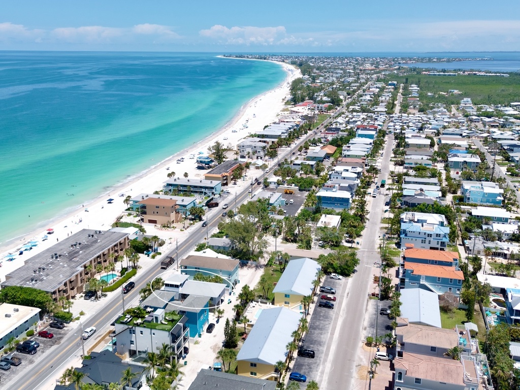 Stunning aerial view of the property