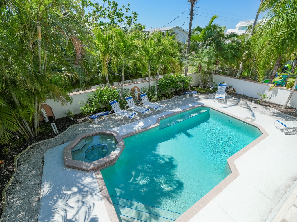 Views of Private Pool and Spa