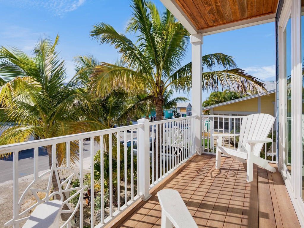 Living area with private balcony