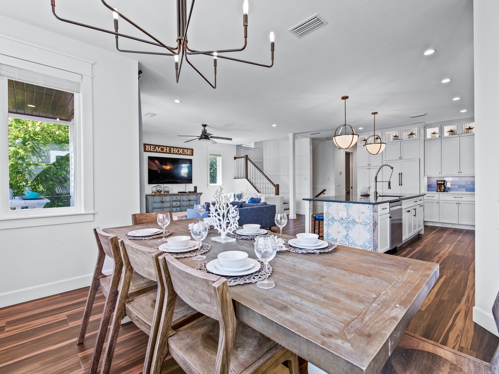 Family-size table for shared meals