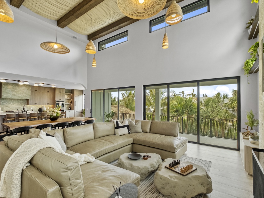 Indoor lounge area