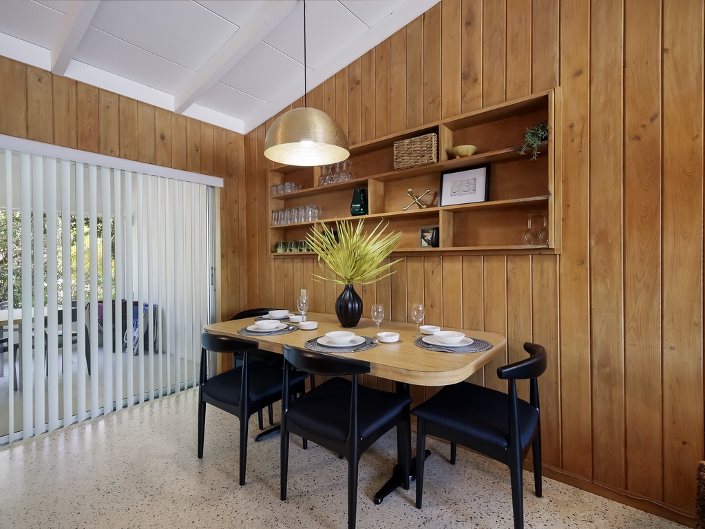 Comfortable dining space