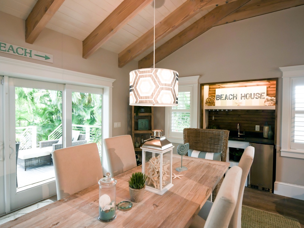 Dining Table and Wet bar