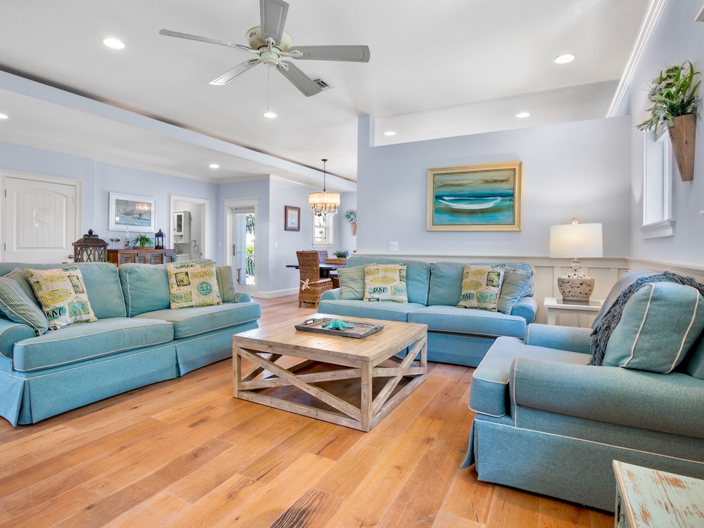 Comfortable lounge area