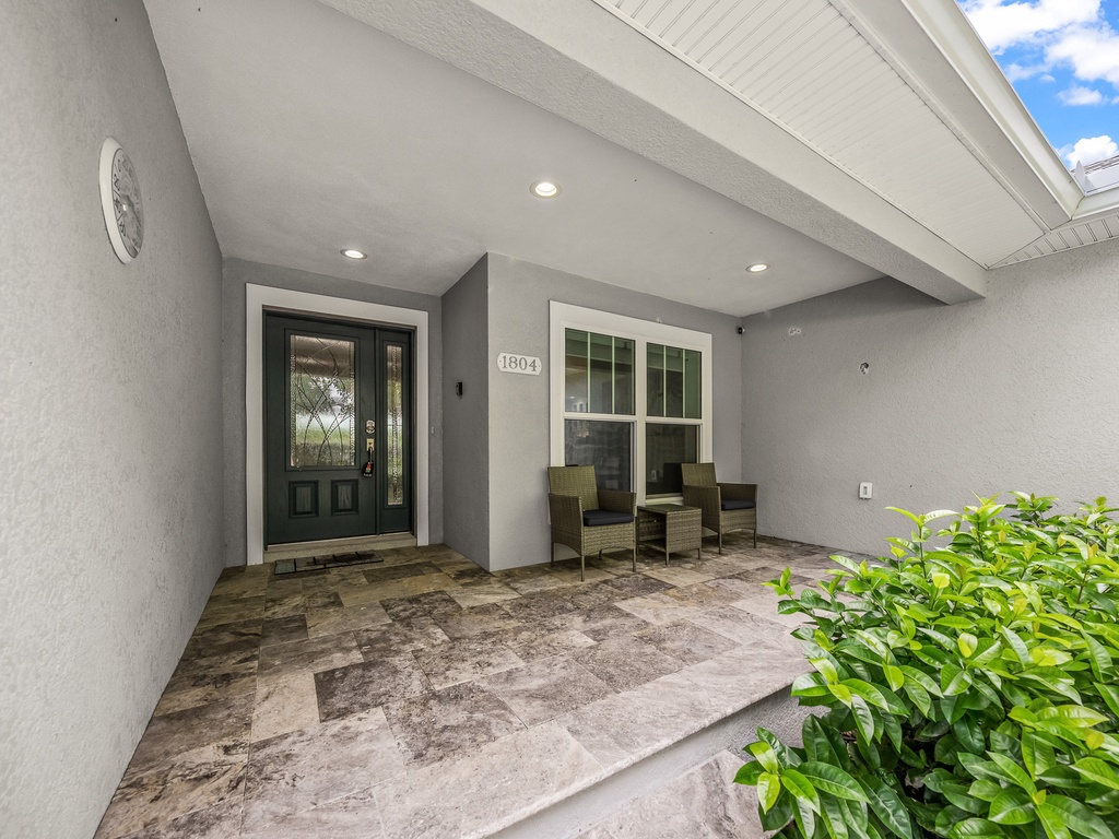 Welcoming Main House Entry