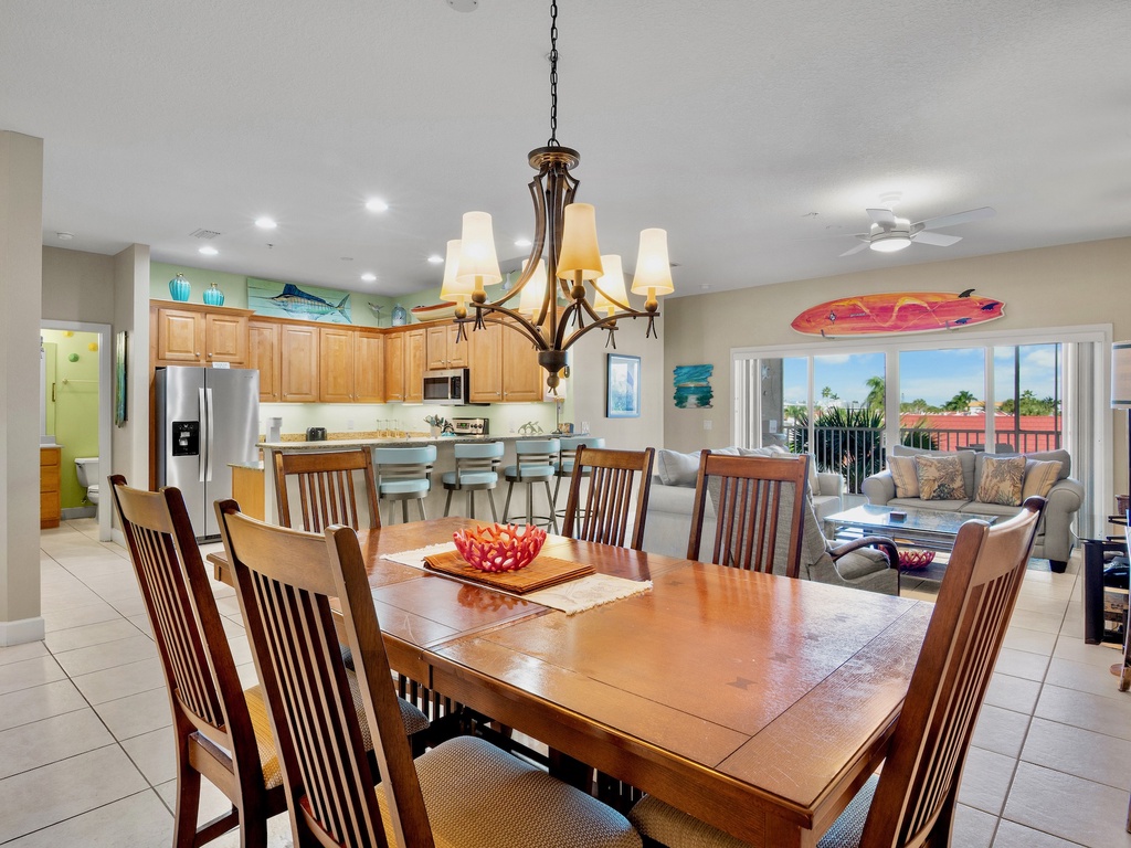 Dining table for six guests