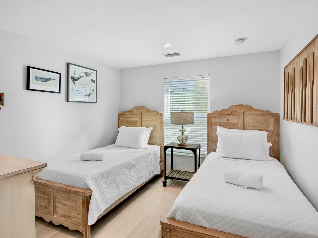 Third Bedroom B, Two Twin beds