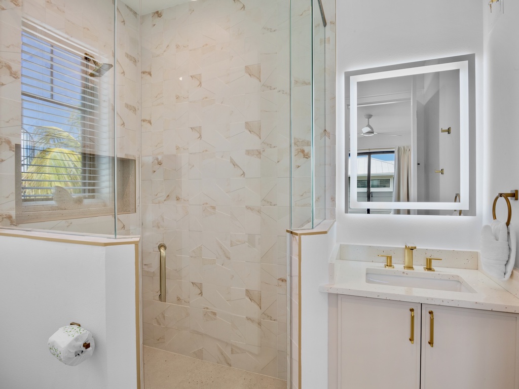 Fifth bathroom with walk-in shower