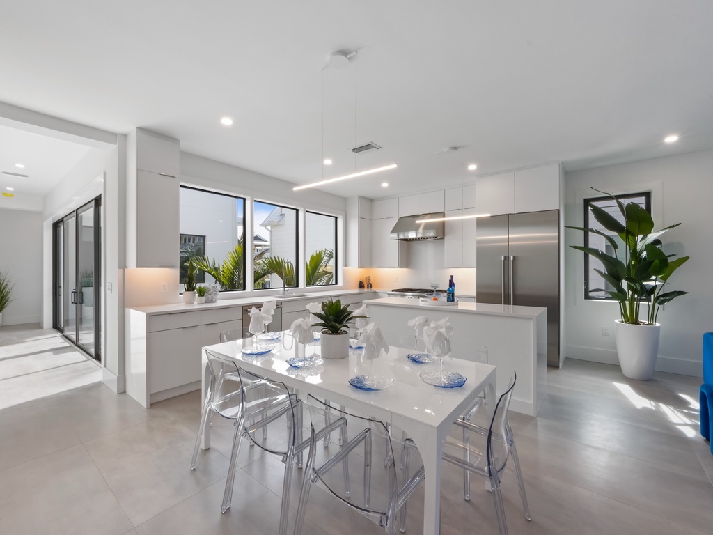 Dining table for six guests