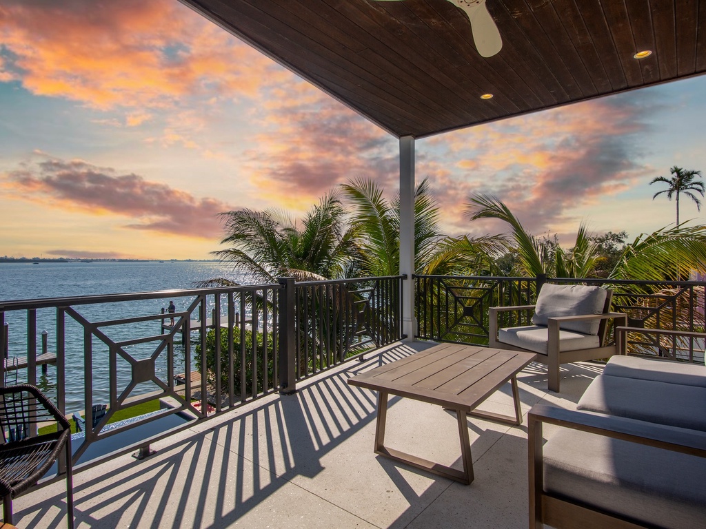 Balcony Seating with Ocean Views