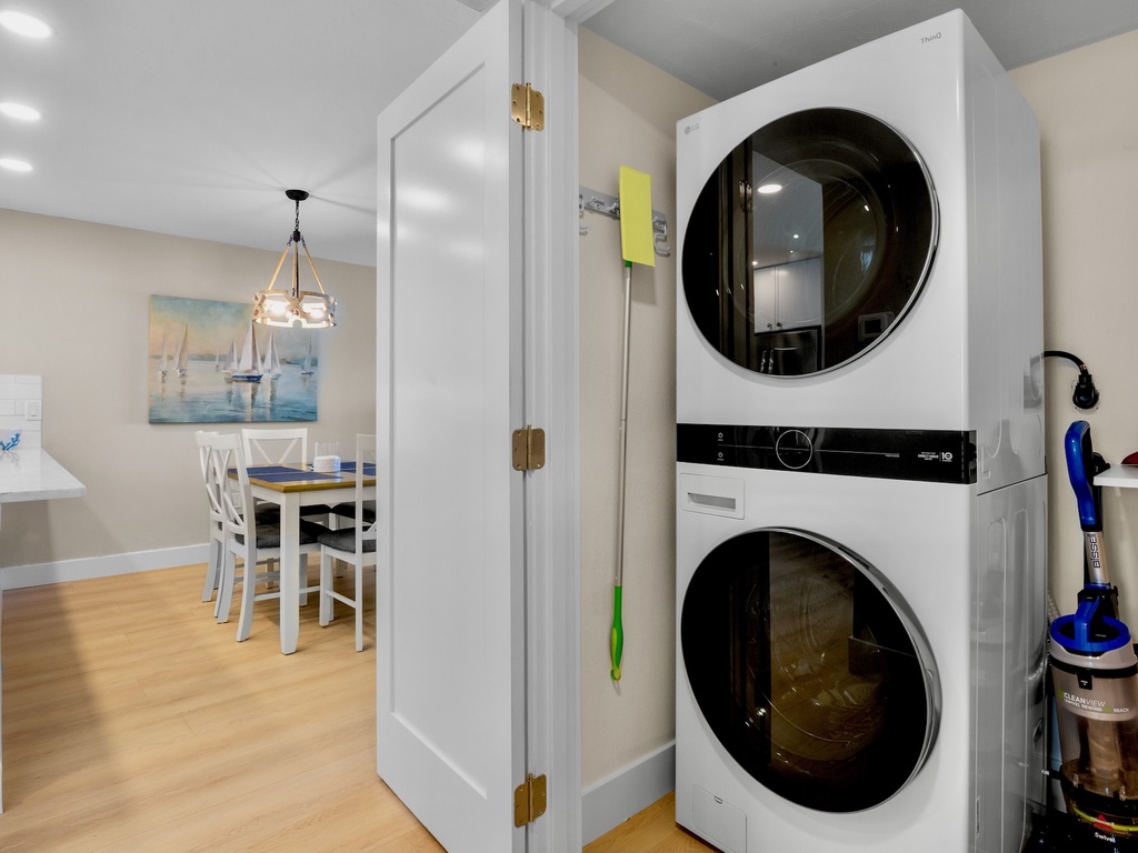Laundry area with washer and dryer