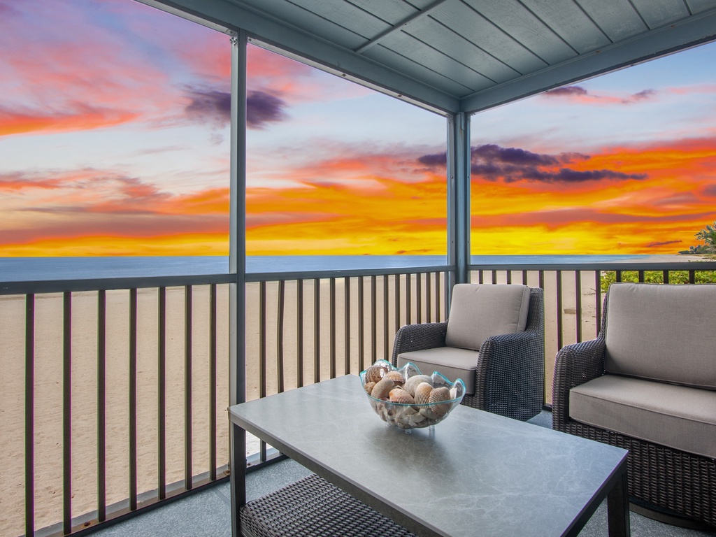 Beachfront condo with Gulf views