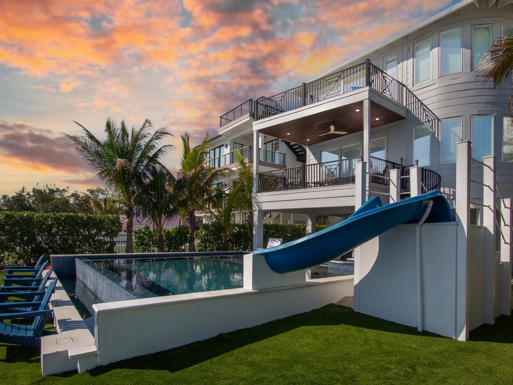 Private Pool, Spa, and Water Slide