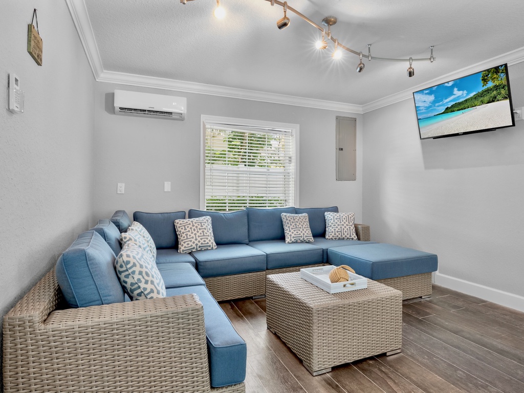 Game Room with TV and Lounge Seating