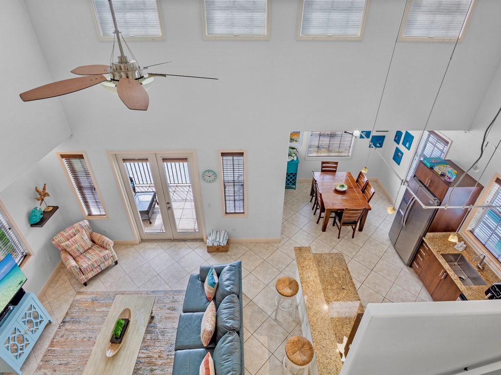 Open social area for guests