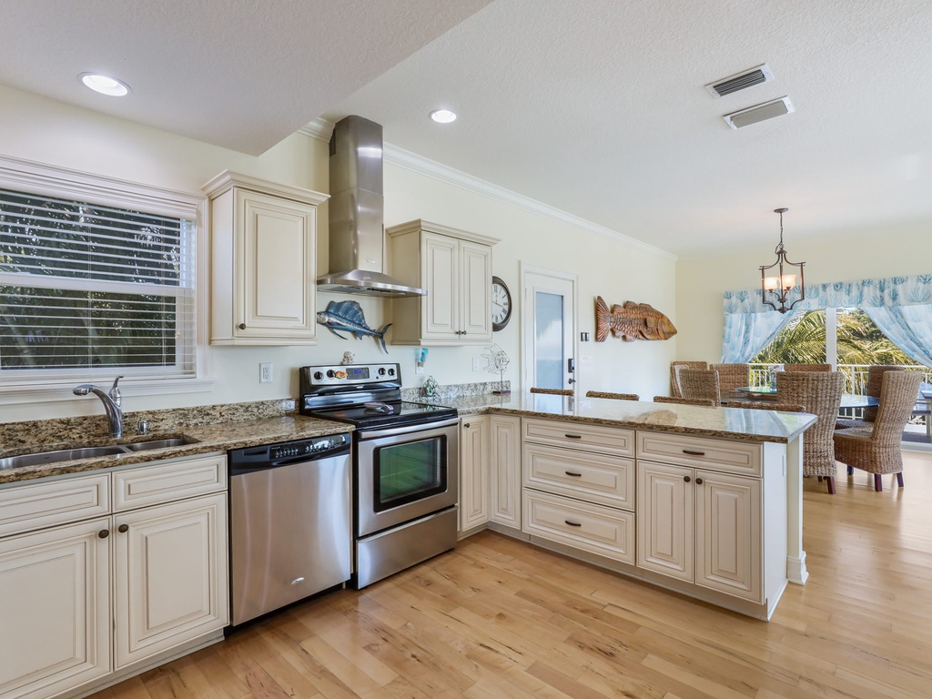 Open Kitchen with Storage