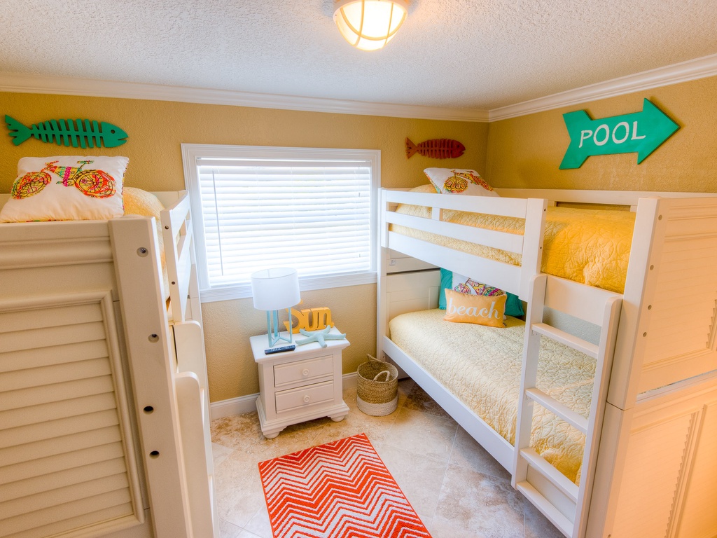 Bedroom with Two Twin Bunk Beds