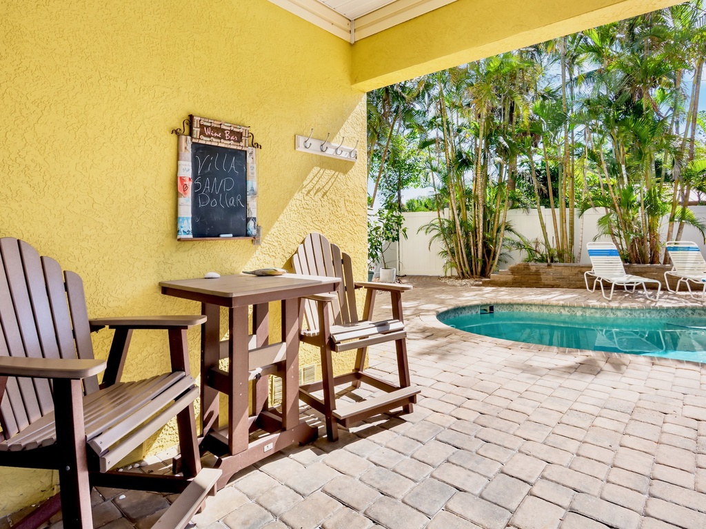 Poolside Seating Area