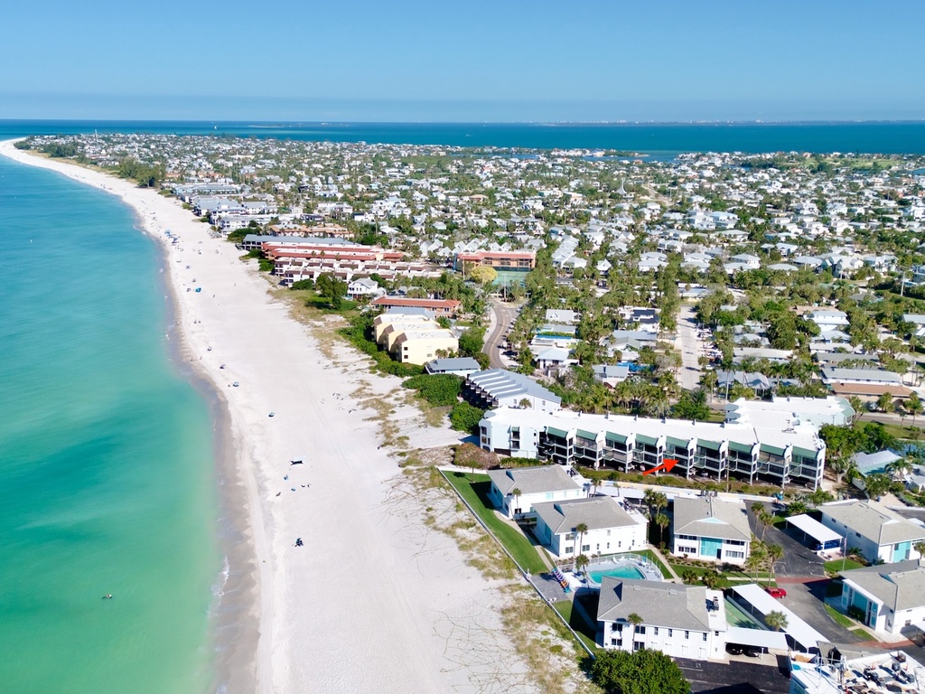 Just minutes from the Gulf waters