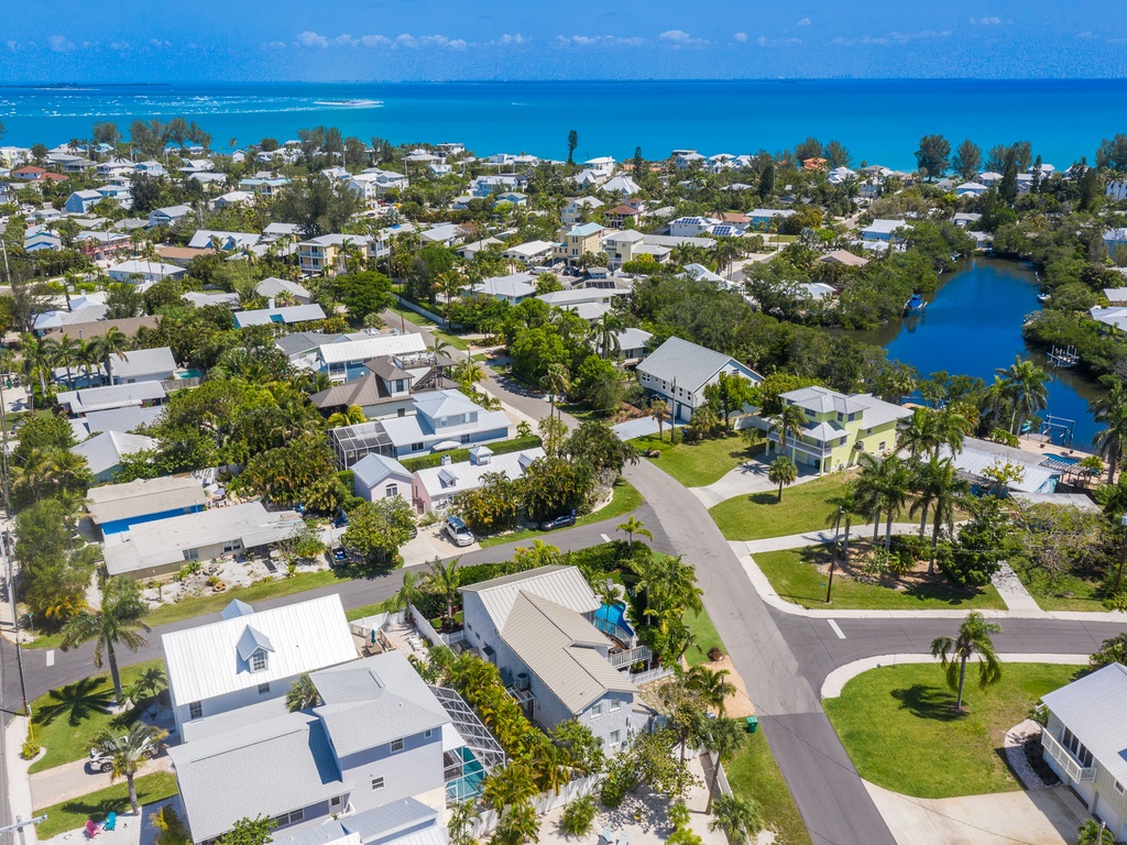 High view of the location