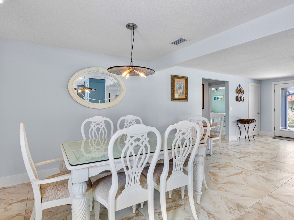 Dining table for six guests