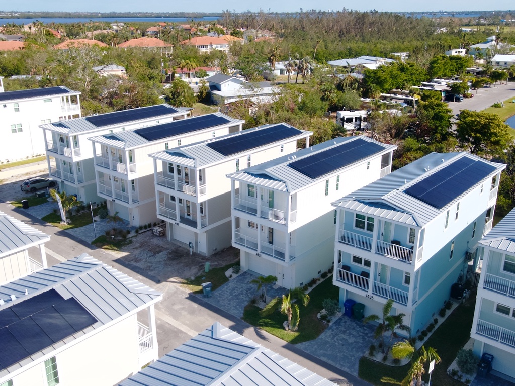 Close high view of the located area