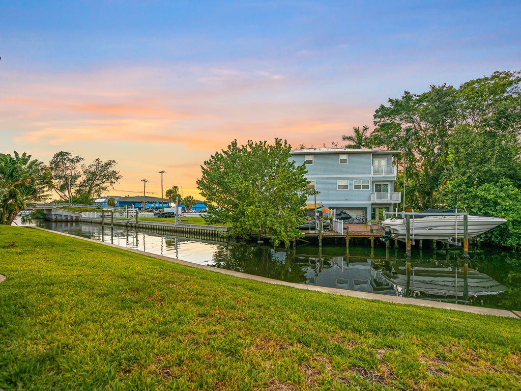 Canal Front Home